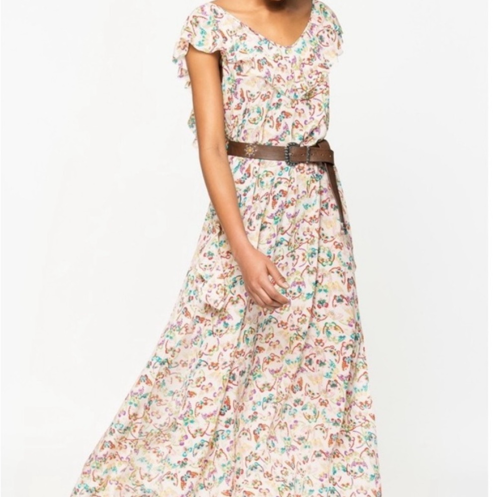 Zadig & Voltaire Reen Butterfly Maxi Dress sz S